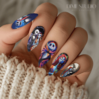 Image 1 of JACK & SALLY HALLOWEEN NAIL DECALS 