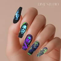 Image 1 of RETRO MICHEAL MYERS NAIL DECALS