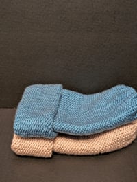 Image 2 of Knit Knacks Inside Out Solid Beanies