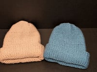 Image 3 of Knit Knacks Inside Out Solid Beanies