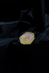 Image 1 of Aurora Pale Purple-Yellow Iridescent Handmade Resin Mahjong Nan Tile