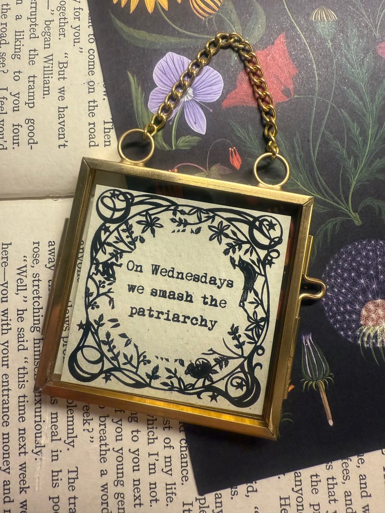 Image of Smash The Patriarchy Typographic Framed Print