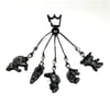 Rat King Acrylic Cluster Charm