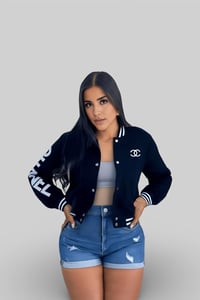 Image 1 of Iconic Luxe Varsity Jacket