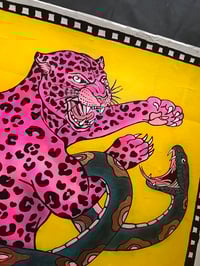 Image 2 of Leopard v Snake