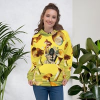 Image 8 of Yellow Shroomie - All Over Print - Unisex Pullover Hoodie