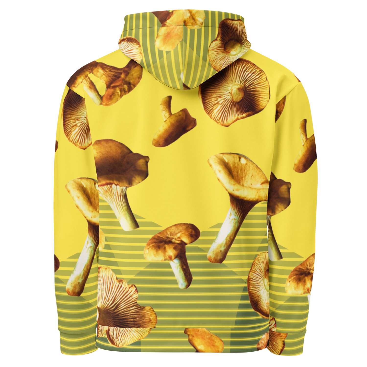 Image of Yellow Shroomie - All Over Print - Unisex Pullover Hoodie