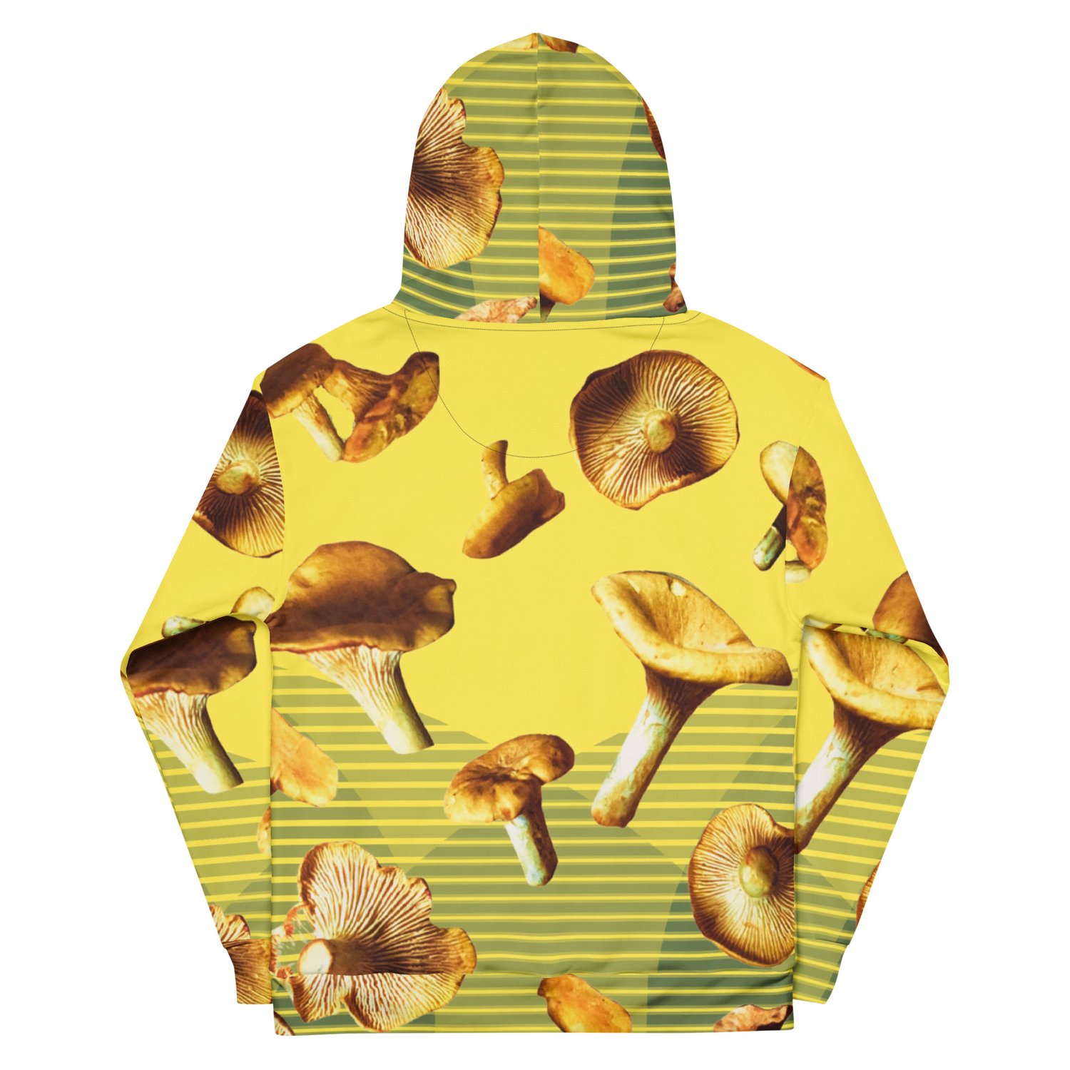 Image of Yellow Shroomie - All Over Print - Unisex Pullover Hoodie