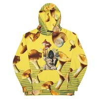 Image 11 of Yellow Shroomie - All Over Print - Unisex Pullover Hoodie