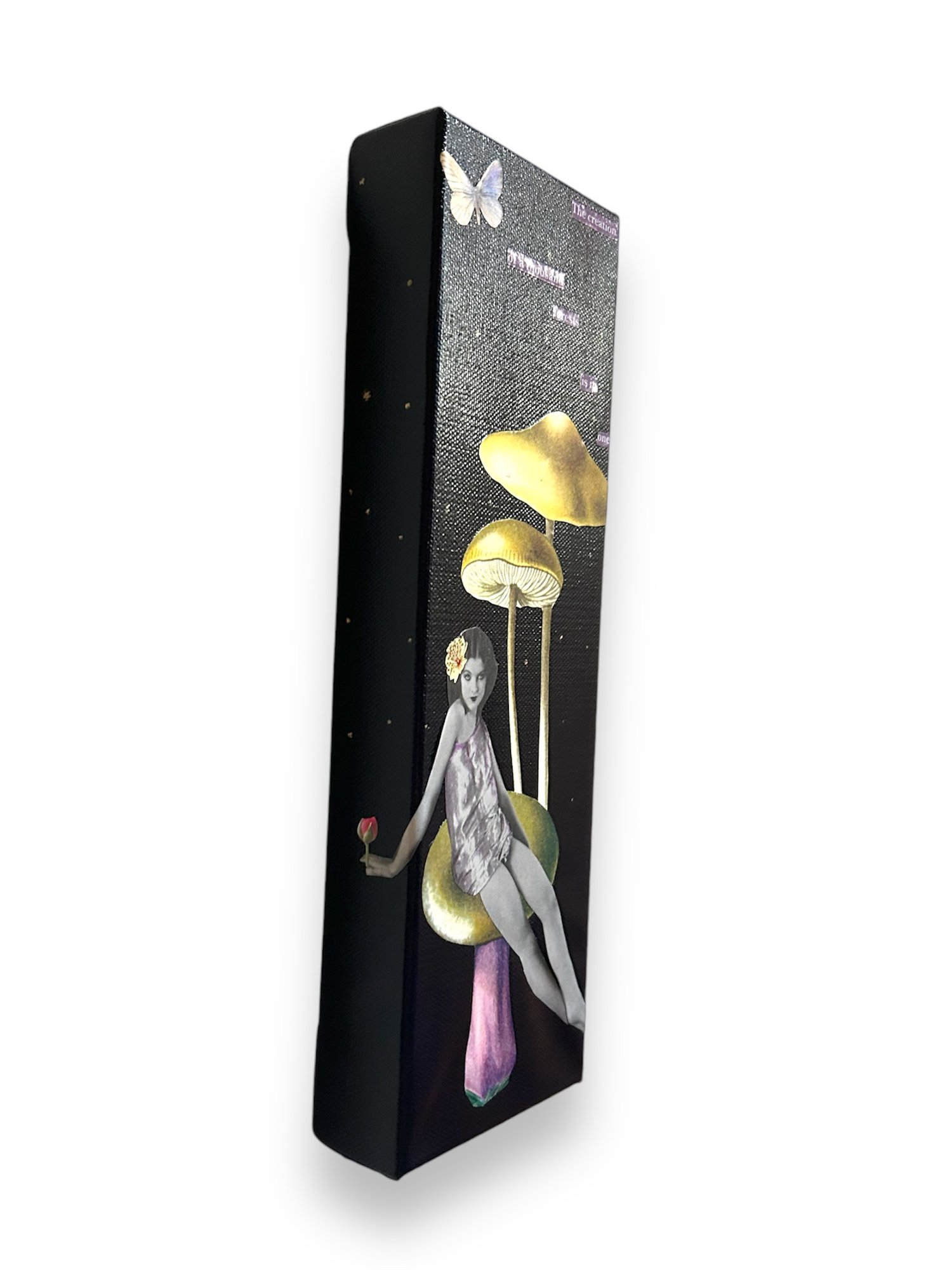Image of Original Art - OOAK Collage - Mushroom Art - Vintage Collage - From One...
