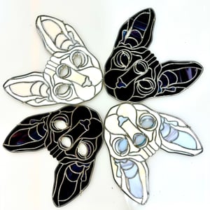 Image of three Eyed Sphinx Cat-Cream/pink/clear