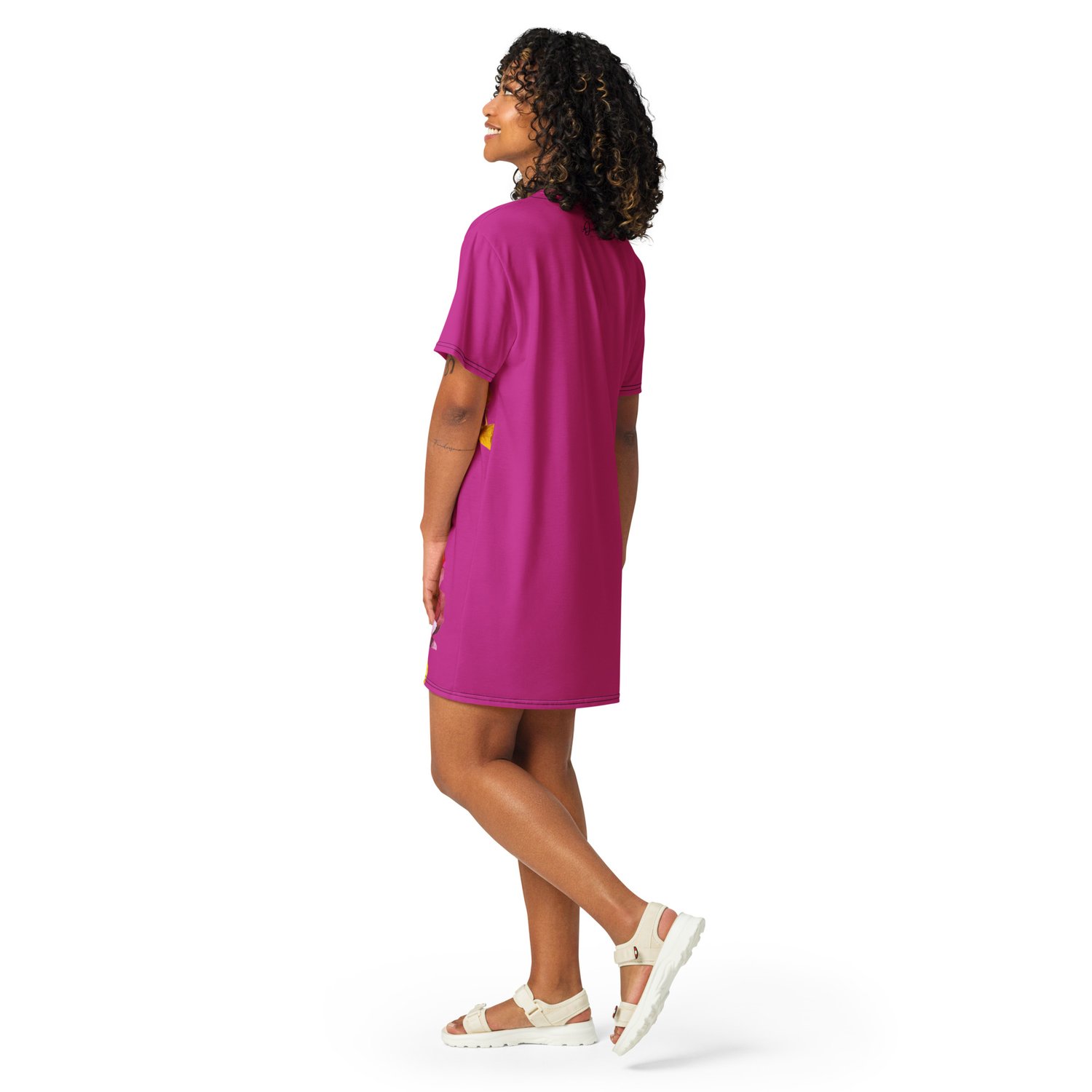 Image of She Doesn't Let Life Drag Her Down - T Shirt Dress