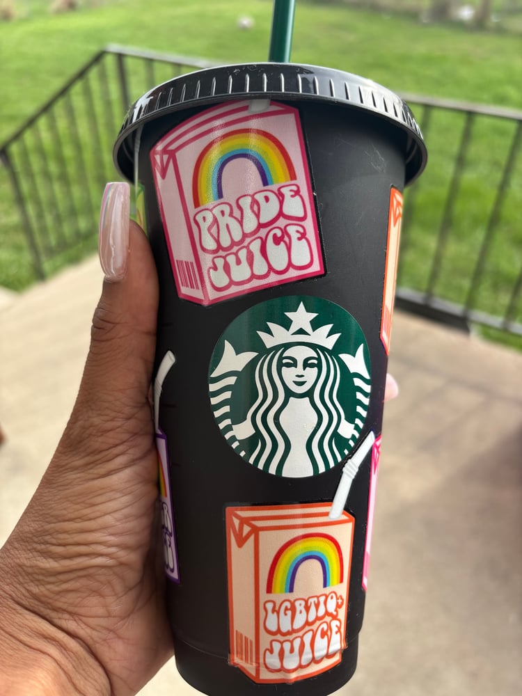 Image of Pride Juice Starbucks Cup