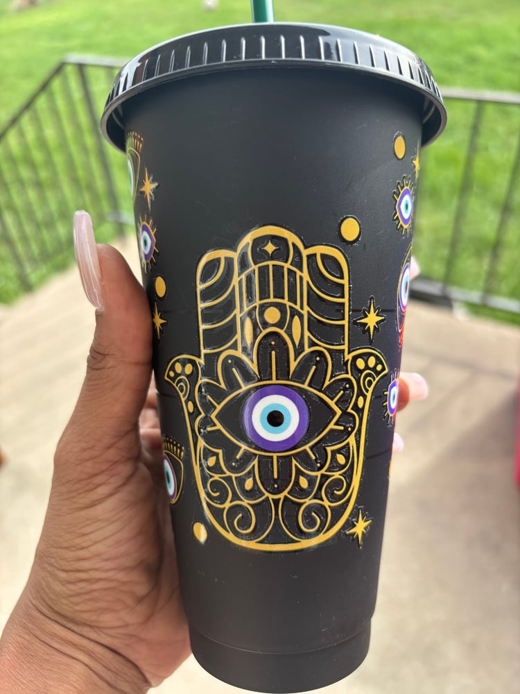 Image of Evil Eye Starbucks Cup