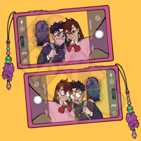 Image 1 of [PRE-ORDER] OkaMomo selfie charm!