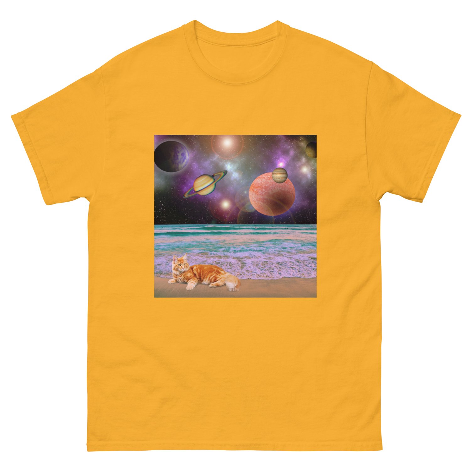 Image of CATching Planetary Rays - Unisex Classic Fit T-Shirt