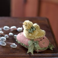Image 2 of Tiny Peeper Pink ~ Original Work ~ 4"