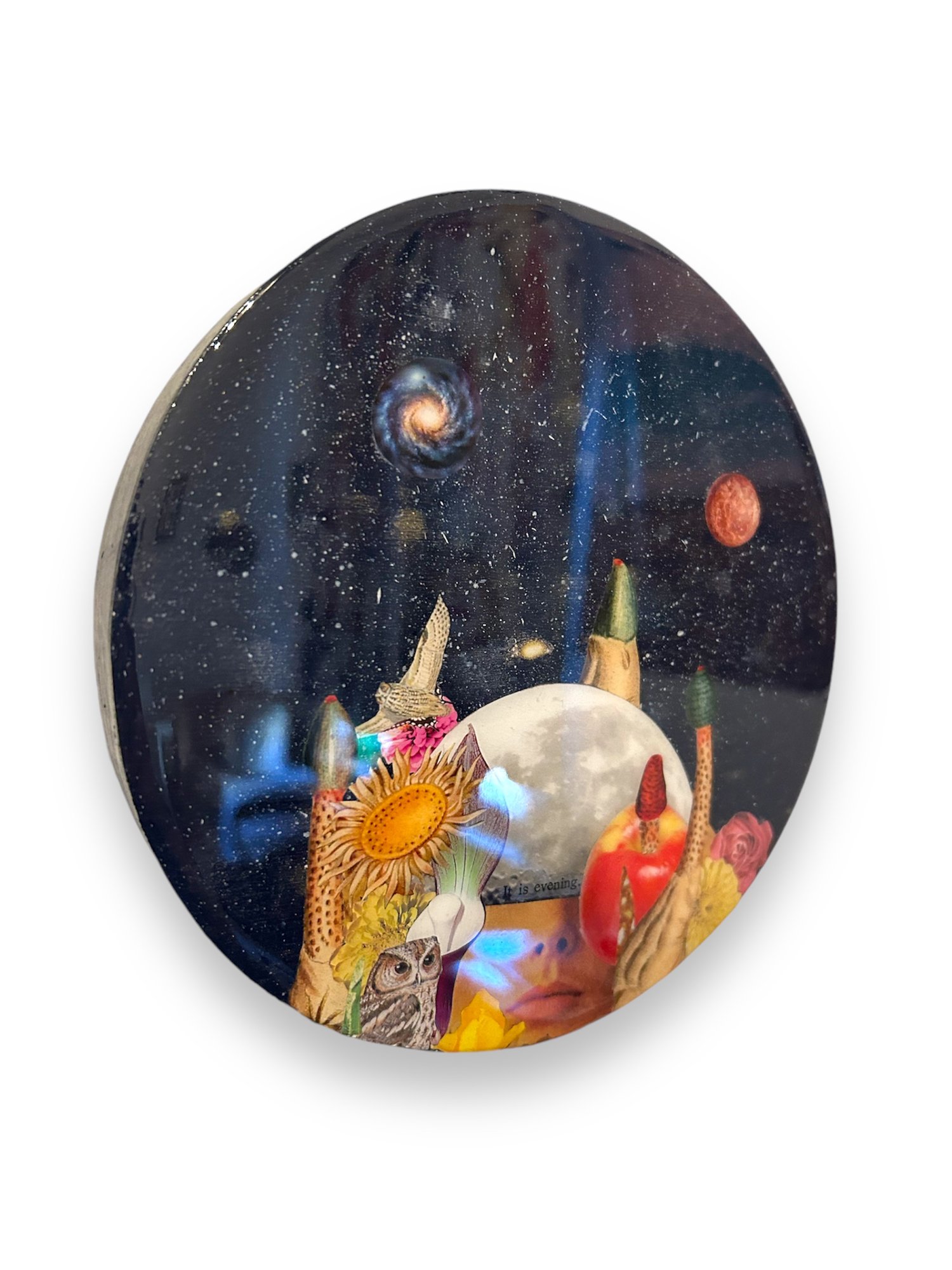 Image of Original Art - Collage Art - Lunar - Moonrise - OOAK