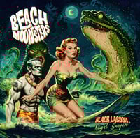 Image 1 of Beach Moonsters - Black Lagoon Night Surfin' (LP)