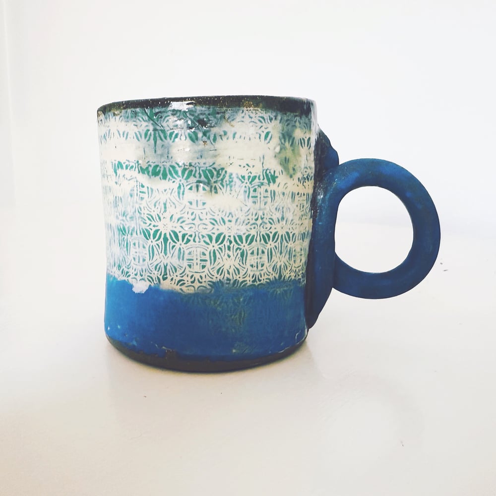 Image of Blue Pattern Mug