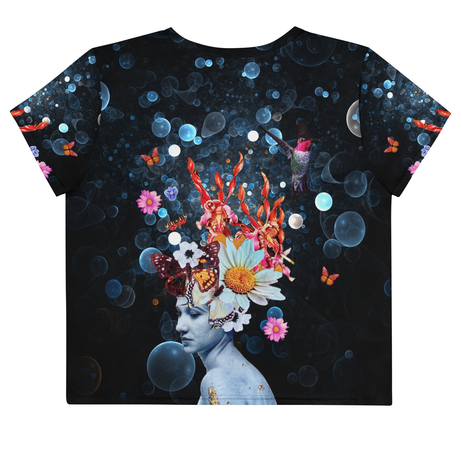 Image of Aurelian Bubble Edit - All Over Print Crop Tee