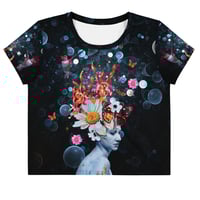 Image 5 of Aurelian Bubble Edit - All Over Print Crop Tee