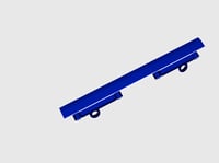 Image 1 of Mazda Protege Billet Aluminum Fuel Rail