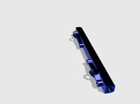 Image 2 of Mazda Protege Billet Aluminum Fuel Rail