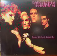 the CRAMPS - "Songs The Lord Taught Us" LP w/poster (COLOR VINYL)