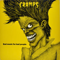Image 1 of the CRAMPS - "Bad Music For Bad People" LP (RED VINYL)