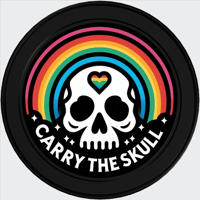 CARRY THE SKULL RAINBOW CHIP