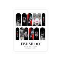Image 2 of PENNY WISE LOVER NAIL DECALS