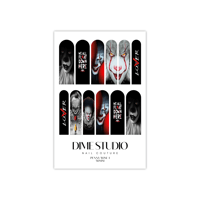 Image 3 of PENNY WISE LOVER NAIL DECALS