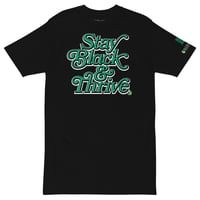 Image 1 of Stay Black & Thrive - BDI x FWMJ | Men’s premium heavyweight tee