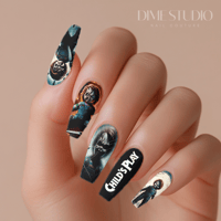 Image 1 of CHILDS PLAY CHUCKY HALLOWEEN NAIL DECALS 