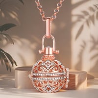 Image 1 of Aromatherapy Pendant Necklace – Carry Calm, Strength, and Connection