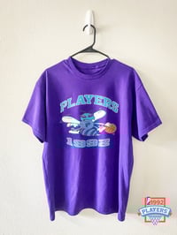 Image 3 of Players Bootleg Hornets Tee (Purple)