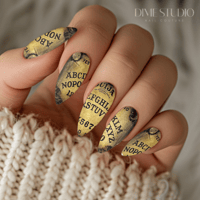 Image 1 of CLASSIC OUIJA BOARD NAIL DECALS