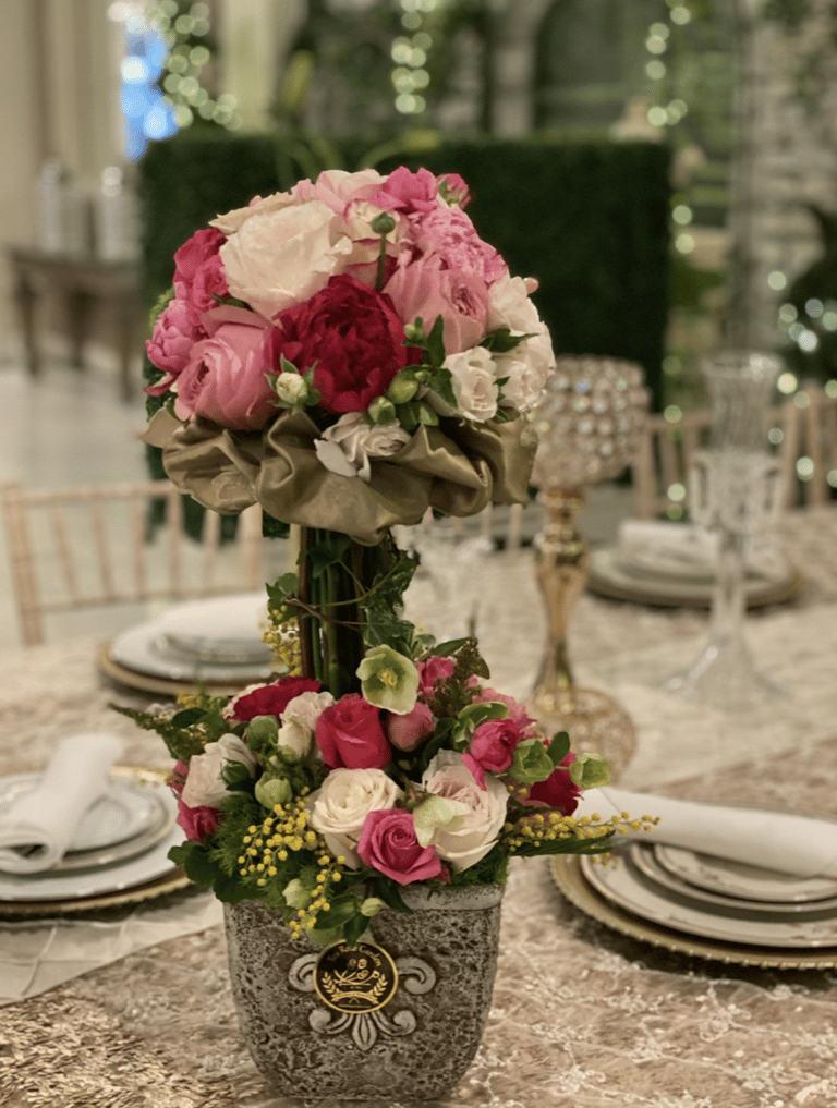 Tea Rose Garden Signature Topiary