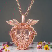 Image 1 of Aromatherapy Pendant Necklace – Essential Oil Diffuser Jewelry for Stress Relief