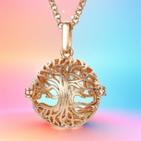 Image 1 of Harmony in Style: Tree of Life Diffuser Necklace for Mindful Moments