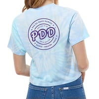 Image 4 of "Rope Drop" Women's Tie-Dye Crop T-shirt