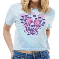 Image 3 of "Rope Drop" Women's Tie-Dye Crop T-shirt