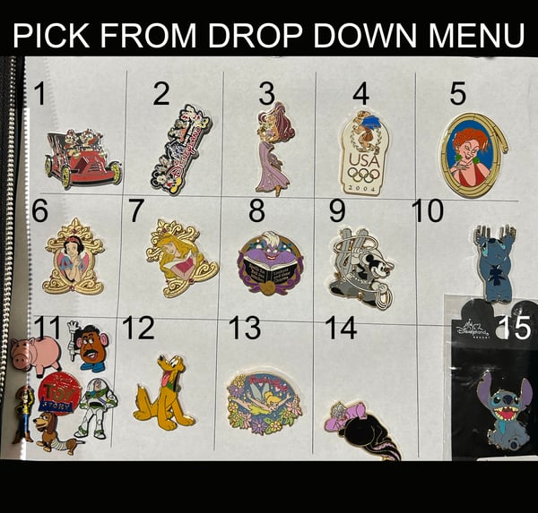 Image of Assorted open edition pins 4
