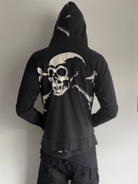 Image 6 of Bounty Hunter Triple Skull Hoodie - M
