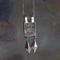 Image 1 of Silver Gate Pendant Necklace #2