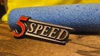 Image 2 of "5 Speed" hatch emblem
