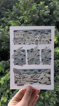Image 1 of A5 Print botanic gardens