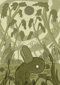 Image 2 of A5 Print Duck Pond