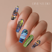 Image 1 of GOOSEBUMPS STORY NAIL DECALS 